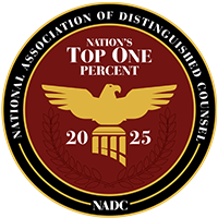National Association of Distinguished Counsel badge